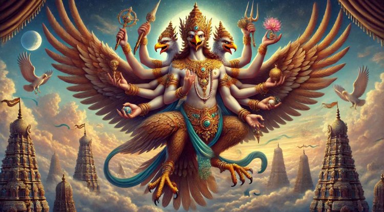 गरुड़: दिव्य वाहक, तंत्र रक्षक और ब्रह्मांडीय गूढ़ता का प्रतीक