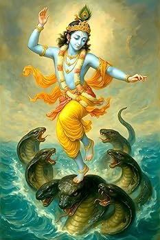 भागवत कथा: गरुड़ के शाप से यमुना में छुपे कालिया नाग को श्रीकृष्ण का अभयदान